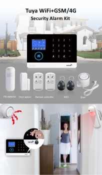 Tuya/GSM alarm system HS-103