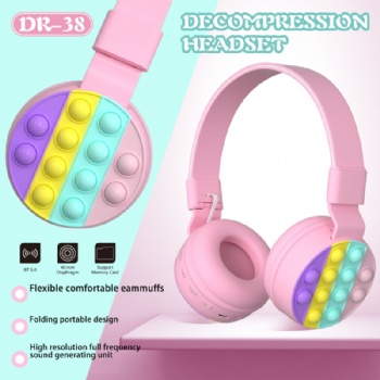 Bubble Headset Silicone Bluetooth Headphone DR-38