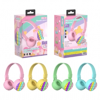 Bubble Headset Silicone Bluetooth Headphone DR-38