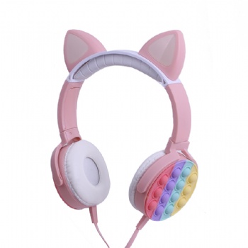 Cat ear wired headphone QL-419