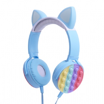 Cat ear wired headphone QL-419