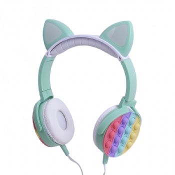 Cat ear wired headphone QL-419