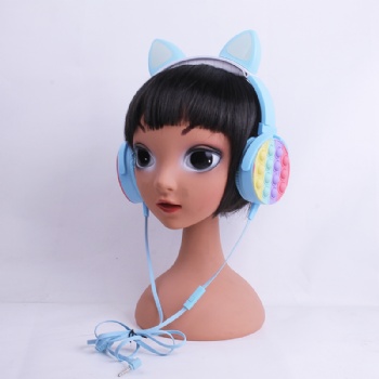 Cat ear wired headphone QL-419