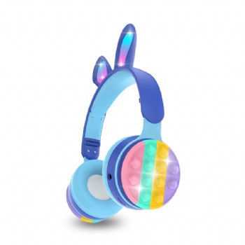 RGB Rabbit ear bluetooth headphone PM-06