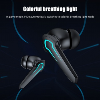 TWS Touch wireless earphone BT5.1 Sport Earphones LED Light headset Stereo P36